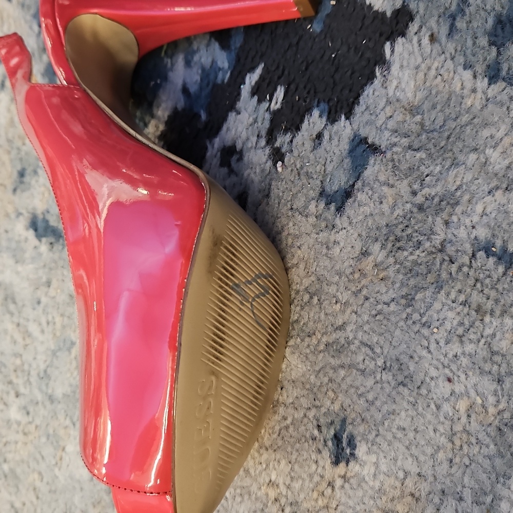 Guess open toe high-heeled slingbacks - Picture 3 of 5